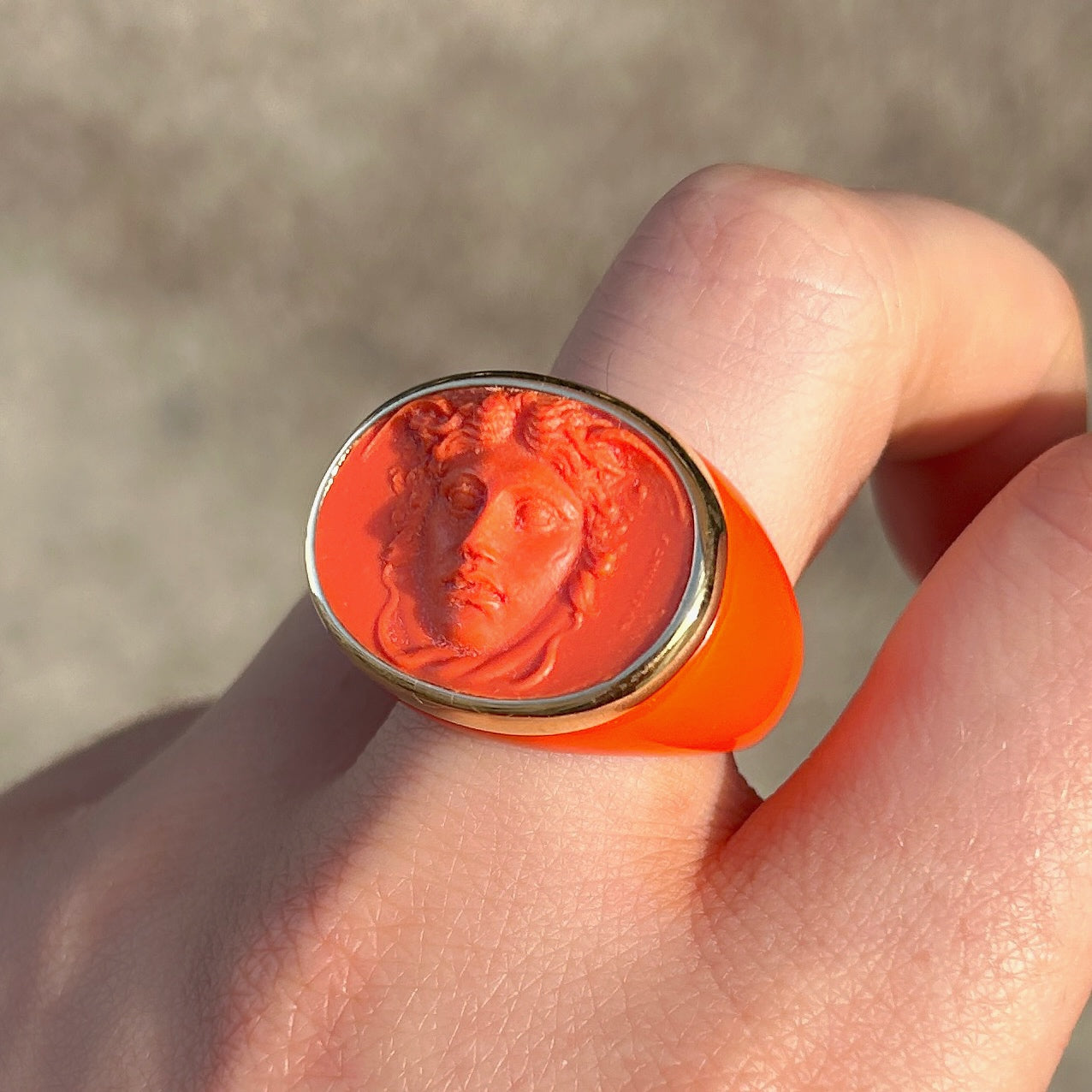BAGUE - MEDUSA ORANGE
