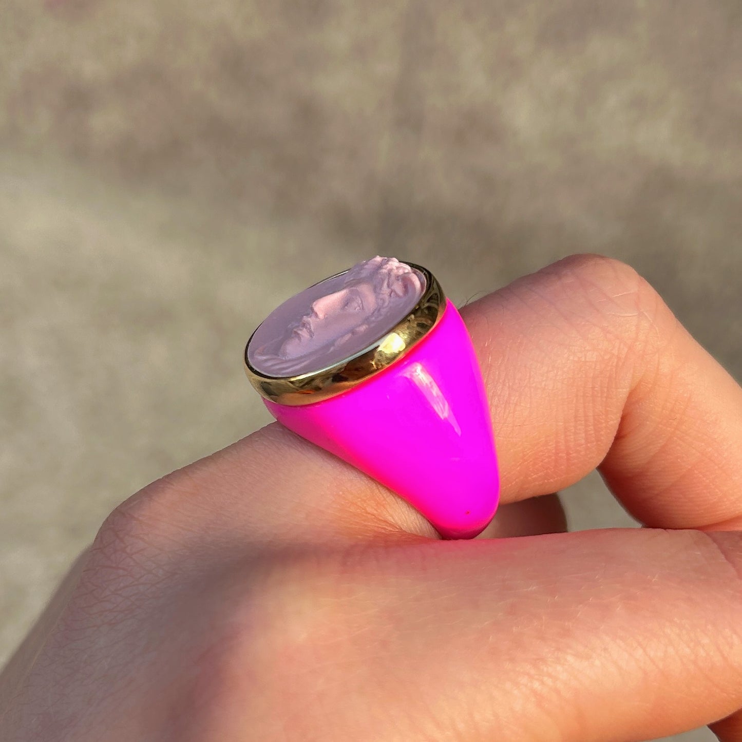 BAGUE - MEDUSA ROSE