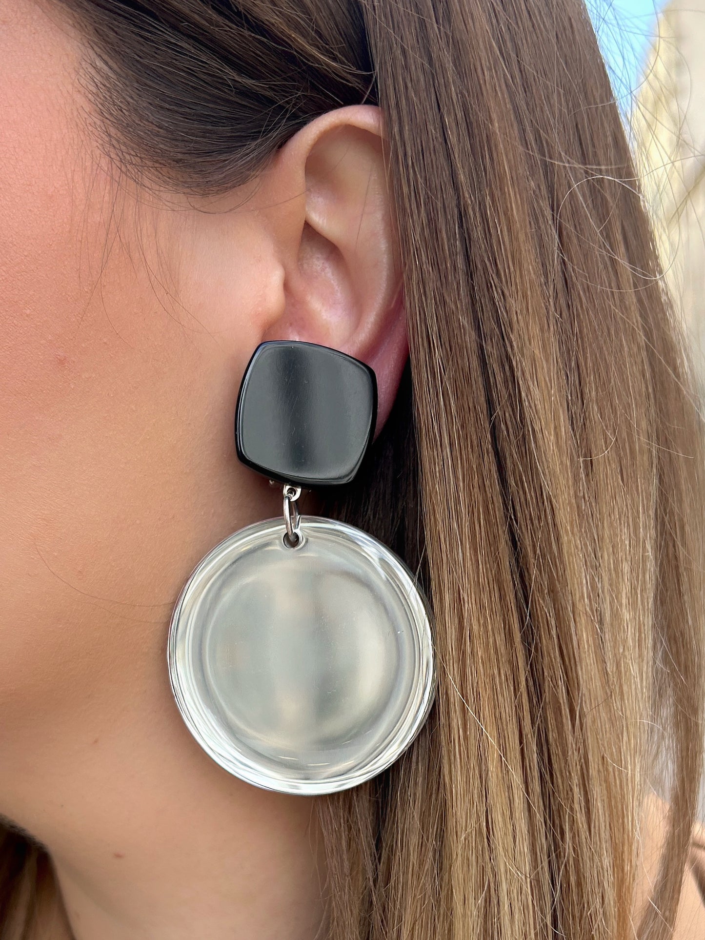 BOUCLES D'OREILLES - ÉDITION LIMITÉE MIROIR NOIR