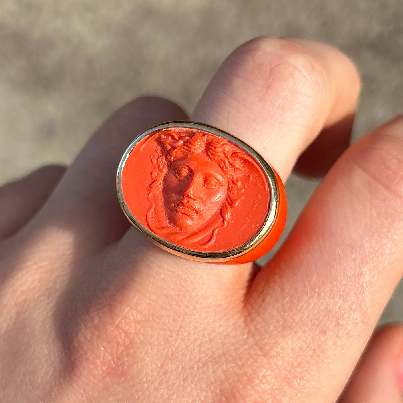 BAGUE - MEDUSA ORANGE