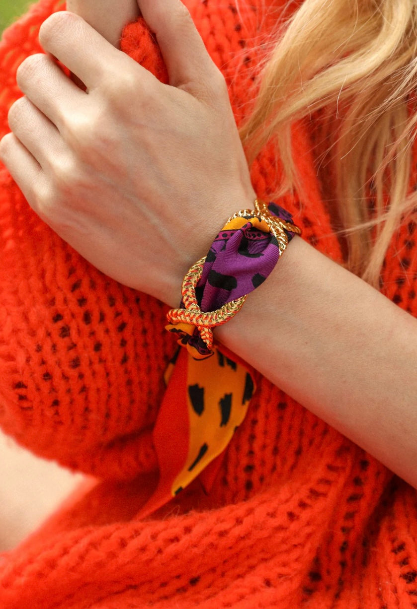 RUBAN 4 CM - CHAPANOIR ORANGE