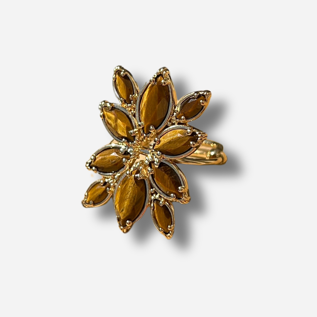 bague-fleur-oeildetigre-aufildelo-divinity-sete