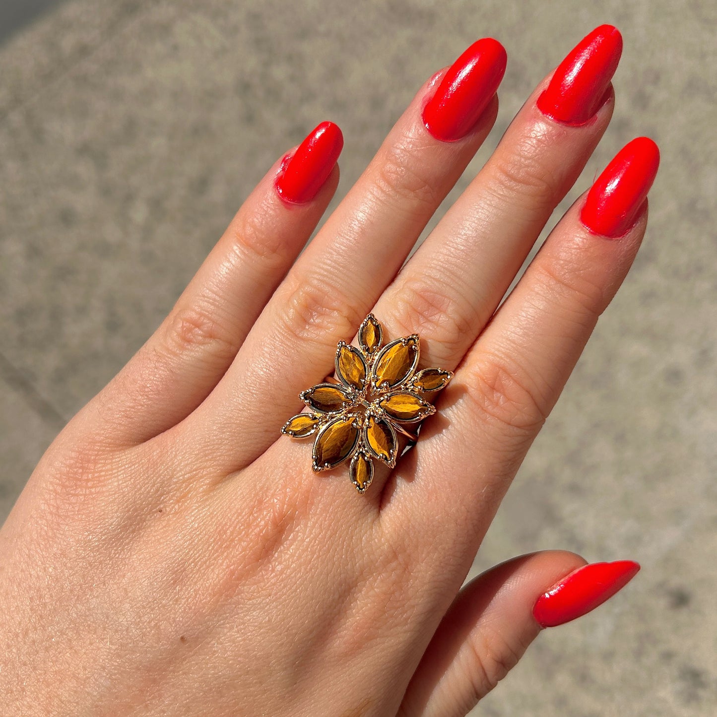 bague-fleur-oeildetigre-aufildelo-divinity-sete