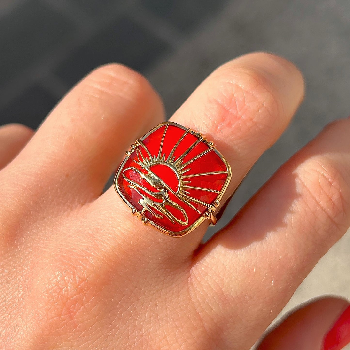bague-sunset-cornaline-aufildelo-divinity-sete