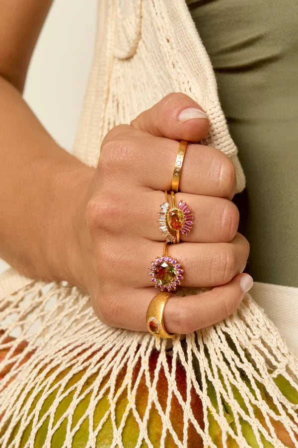 Bague Watermelon Juliette Mya Bay multicolore