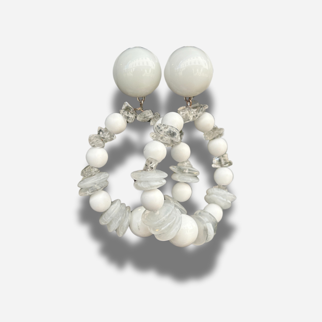 BOUCLES D'OREILLES - BASTILLE BLANCHE