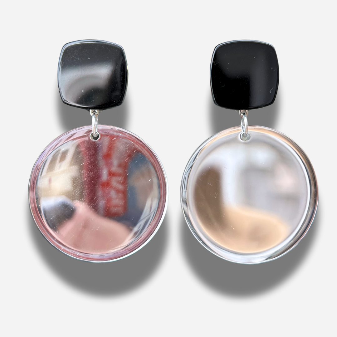 BOUCLES D'OREILLES - ÉDITION LIMITÉE MIROIR NOIR
