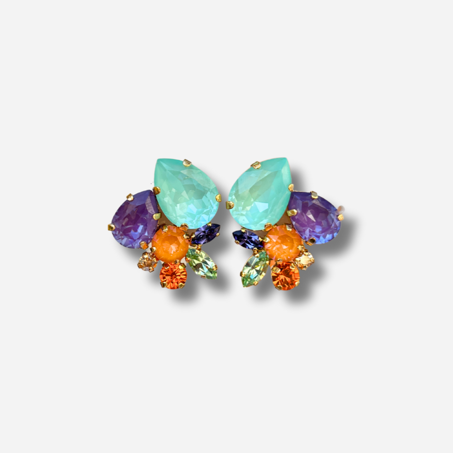 BOUCLES D'OREILLES - SEPTIA RAINBOW