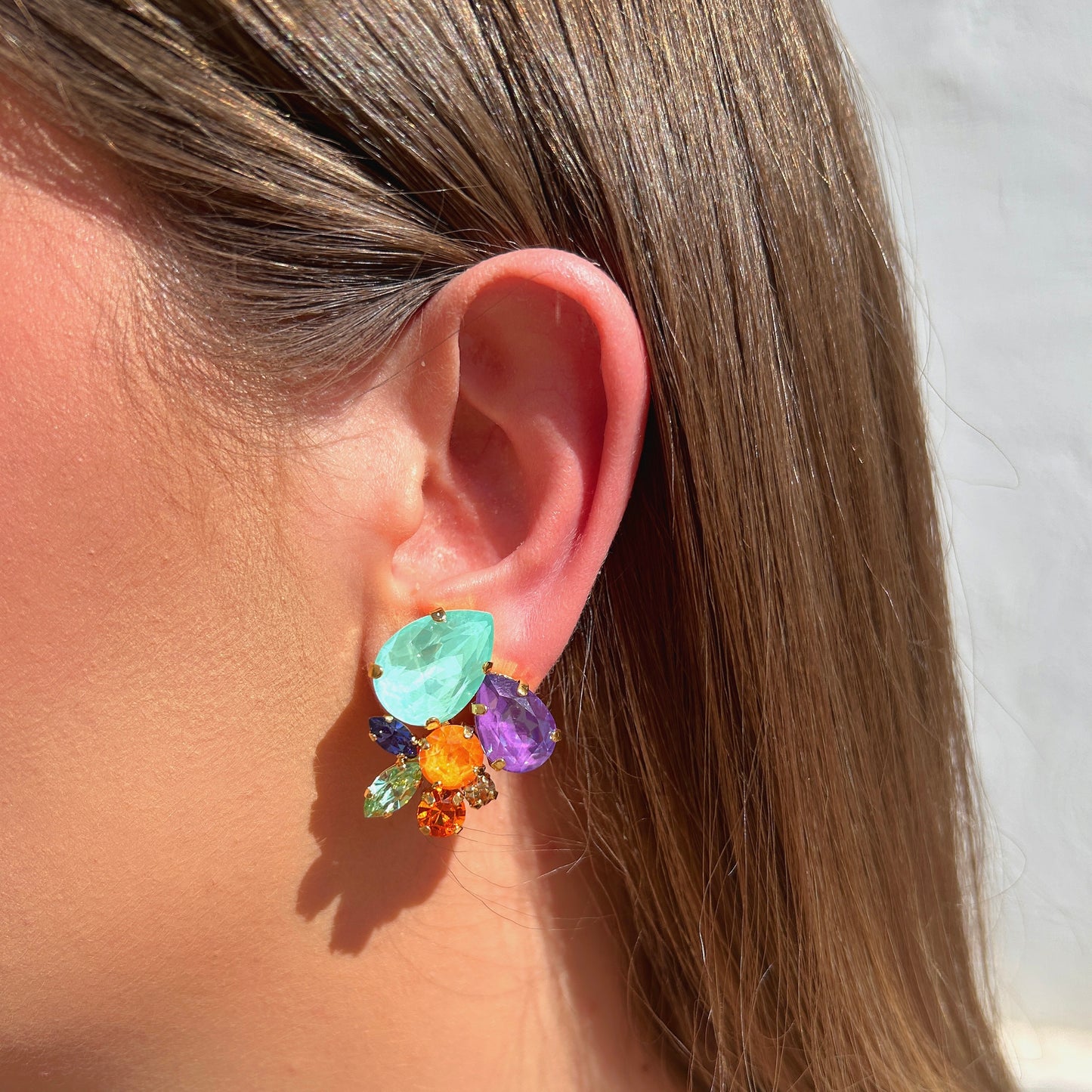 BOUCLES D'OREILLES - SEPTIA RAINBOW