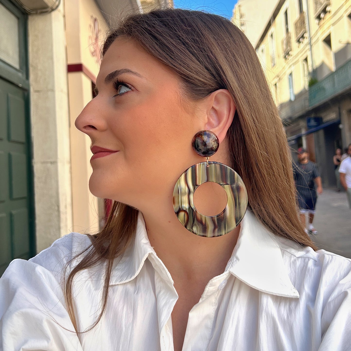 Boucles d’oreilles Yuki Onyx Francine Bramli Paris