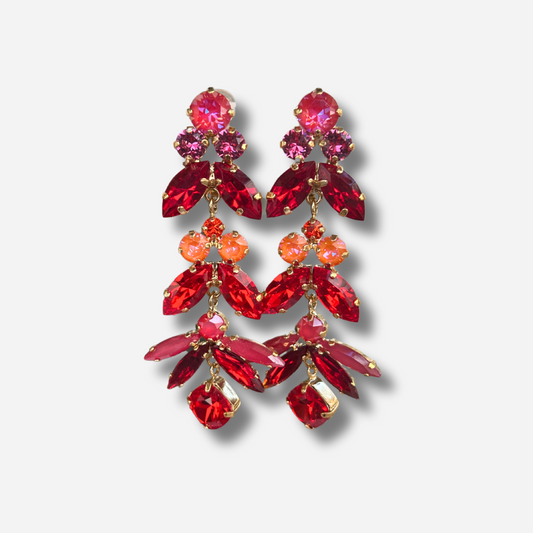 BOUCLES D'OREILLES - OPHEA RED