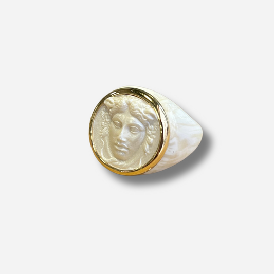 BAGUE - MEDUSA ÉCRU