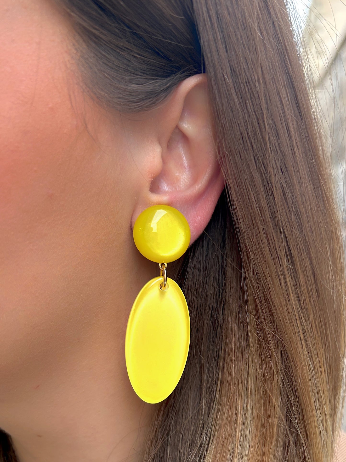 BOUCLES D'OREILLES - LIMA JAUNE