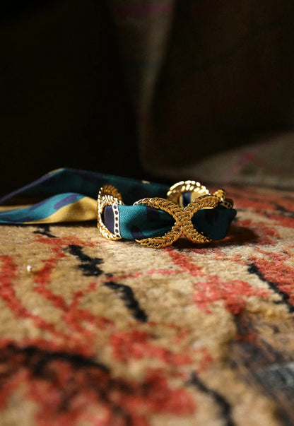 RUBAN 4 CM - CHAPANOIR OLIVE