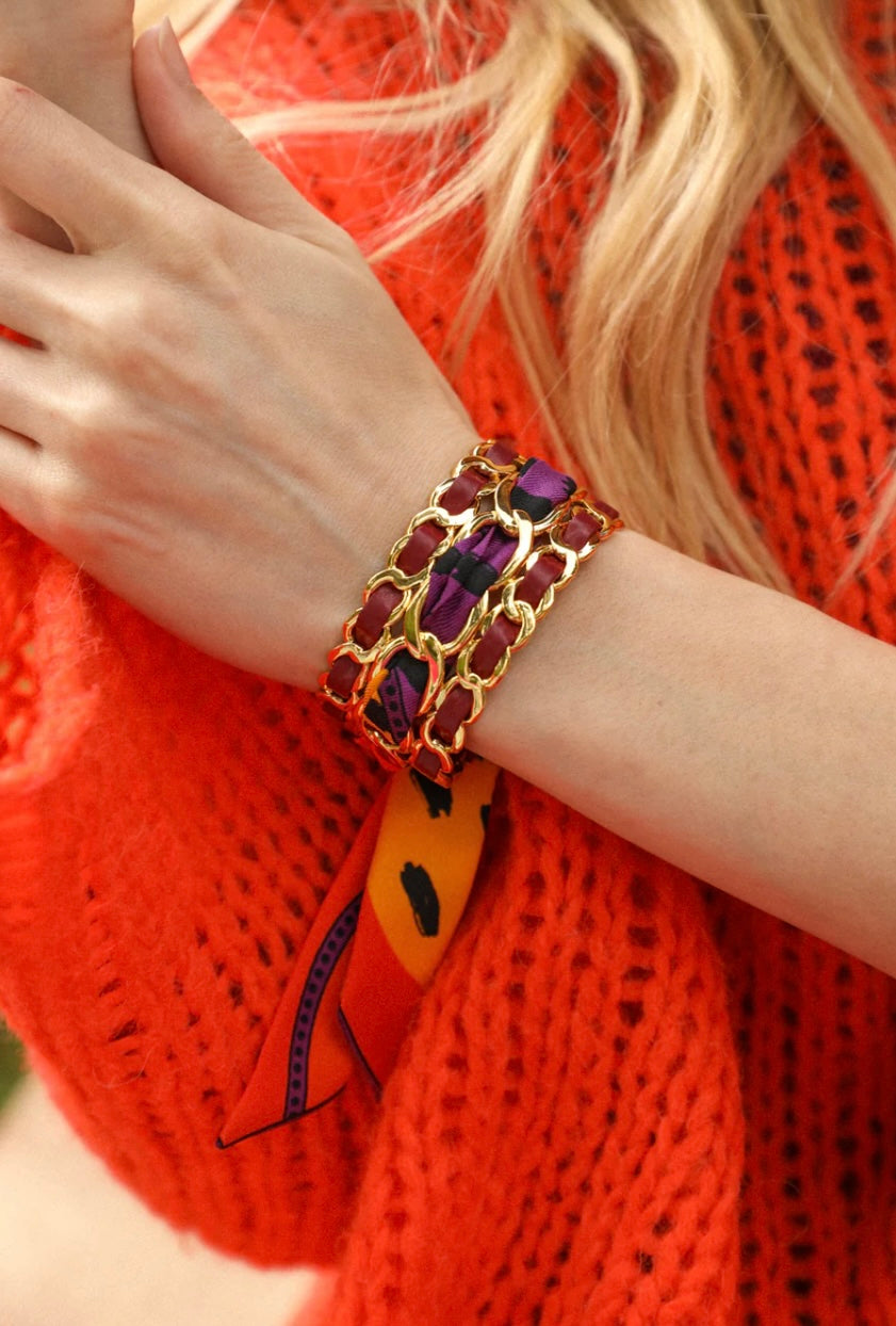 RUBAN 2 CM - CHAPANOIR ORANGE