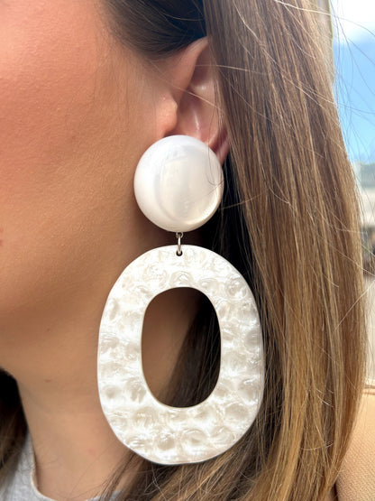 BOUCLES D'OREILLES - HABANERO BLANC
