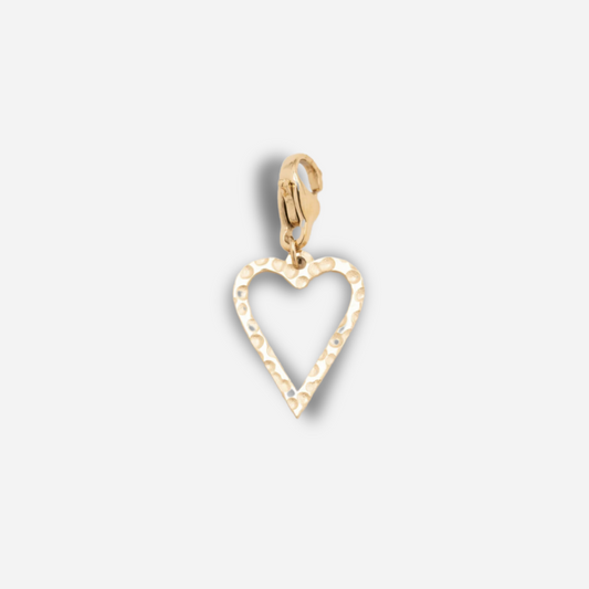 CHARM - COEUR MARTELÉ AJOURÉ