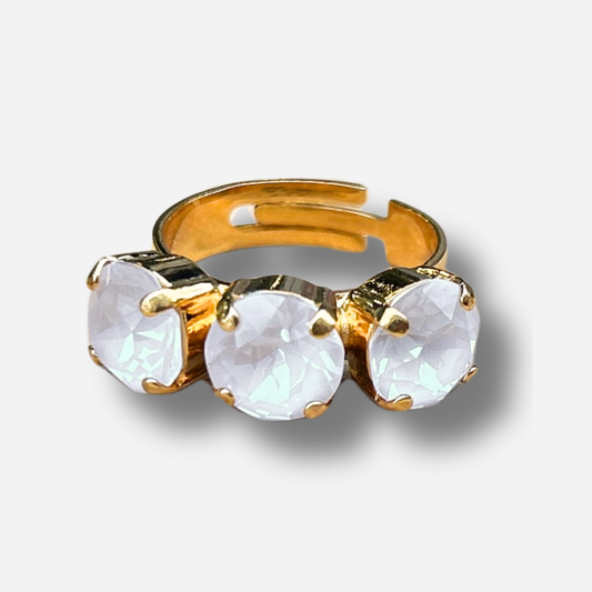 BAGUE - TRIO GOLD BLANC