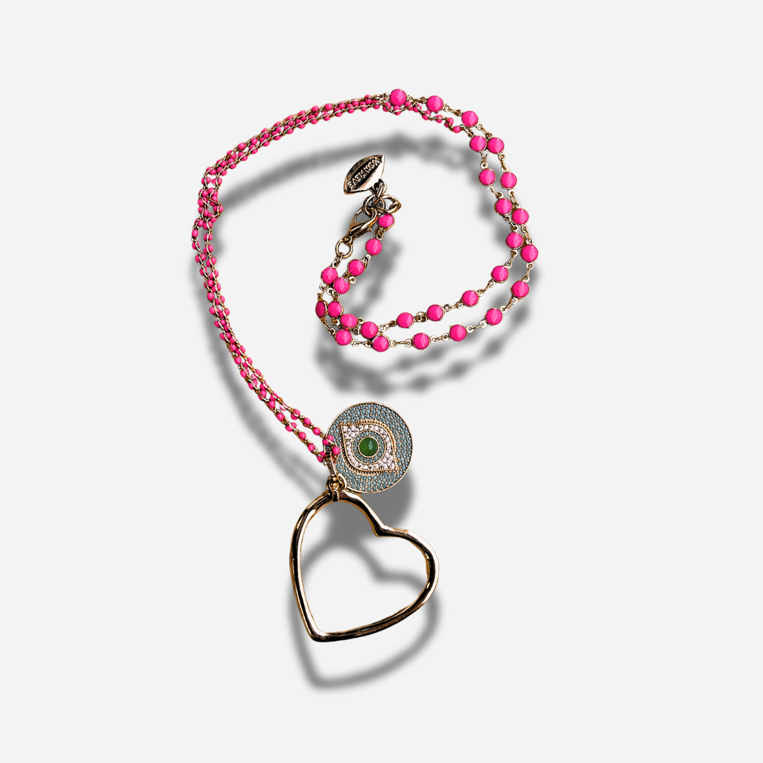 COLLIER - COEUR OEIL