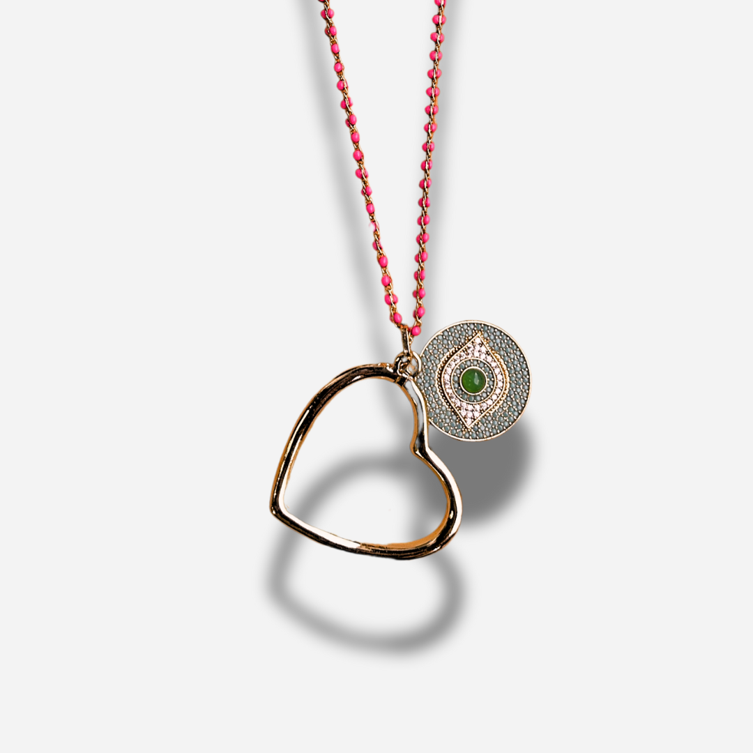 COLLIER - COEUR OEIL