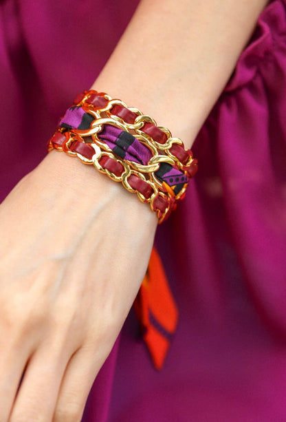 RUBAN 2 CM - CHAPANOIR ORANGE