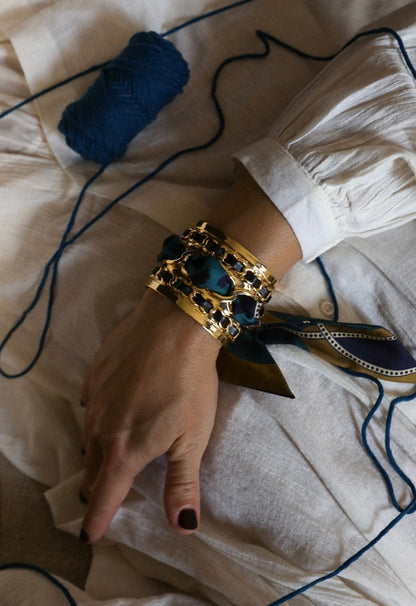 RUBAN 4 CM - CHAPANOIR OLIVE