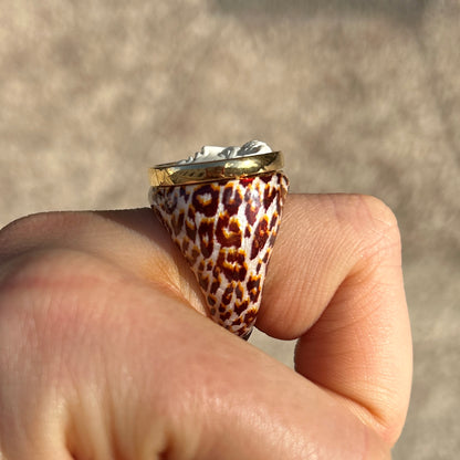 BAGUE - MEDUSA LÉOPARD