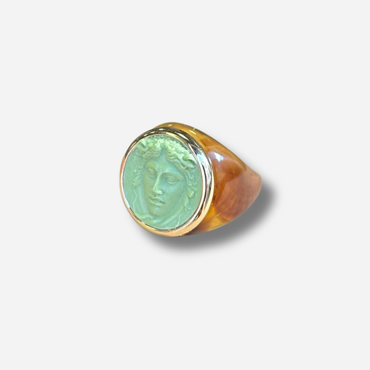 BAGUE - MEDUSA MARRON