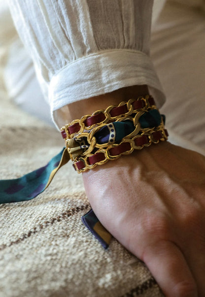 RUBAN 2 CM - CHAPANOIR OLIVE