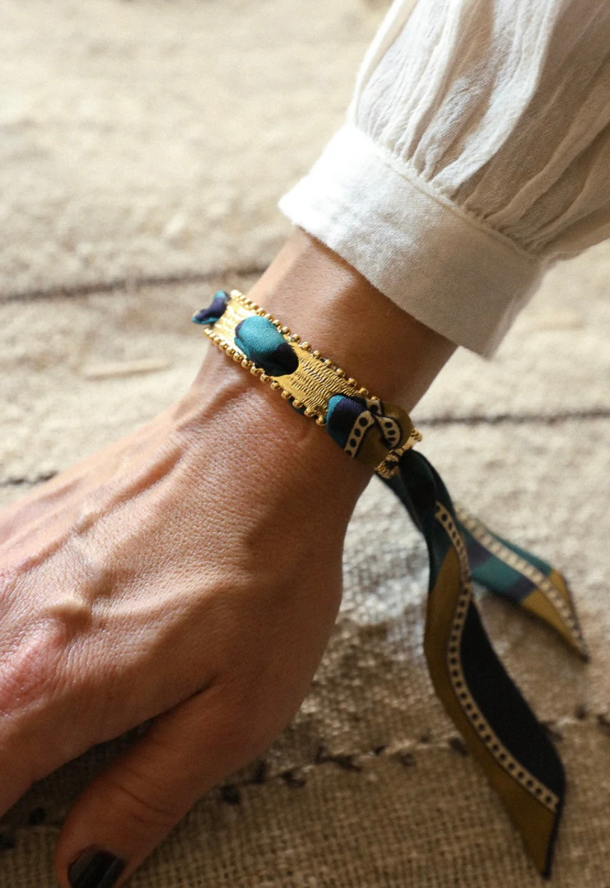 RUBAN 1 CM - CHAPANOIR OLIVE