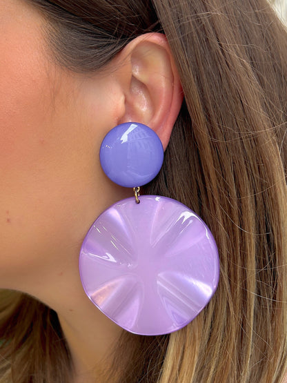 BOUCLES D'OREILLES - VÉNUS VIOLET