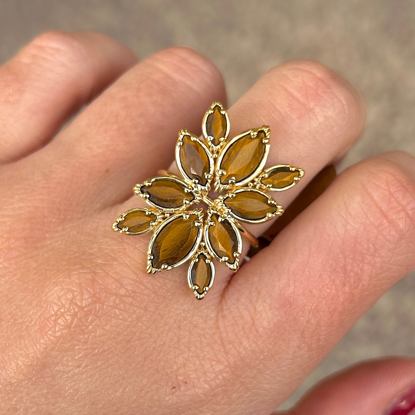 BAGUE - GRANDE FLEUR