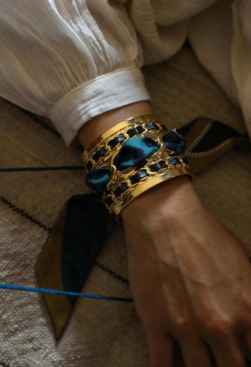 RUBAN 4 CM - CHAPANOIR OLIVE