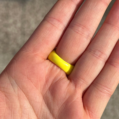BAGUE - MEDUSA JAUNE