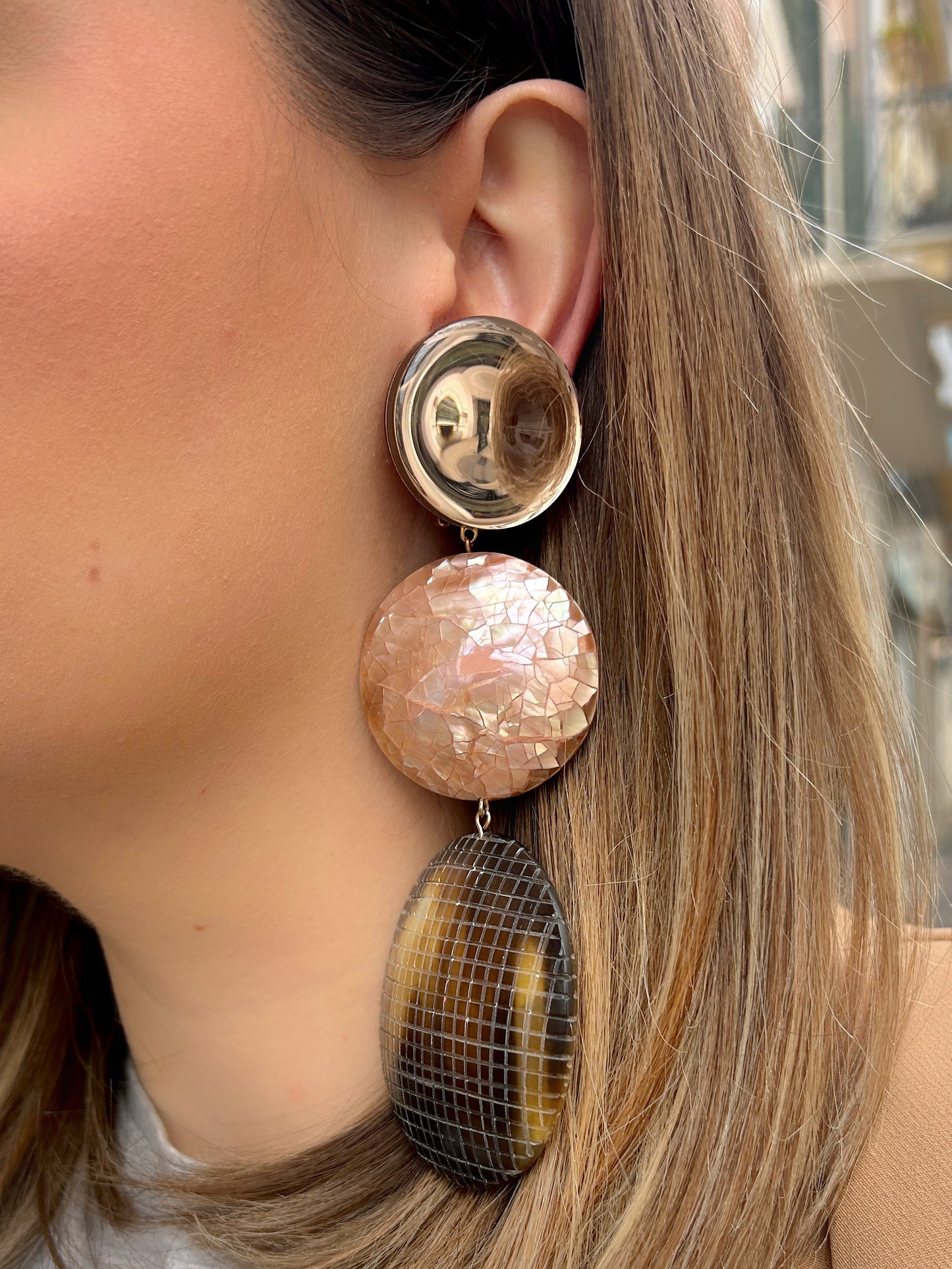 BOUCLES D'OREILLES - ÉDITION LIMITÉE MARRON