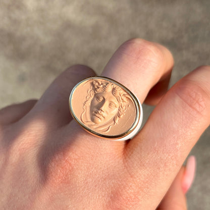 BAGUE - MEDUSA BLANCHE