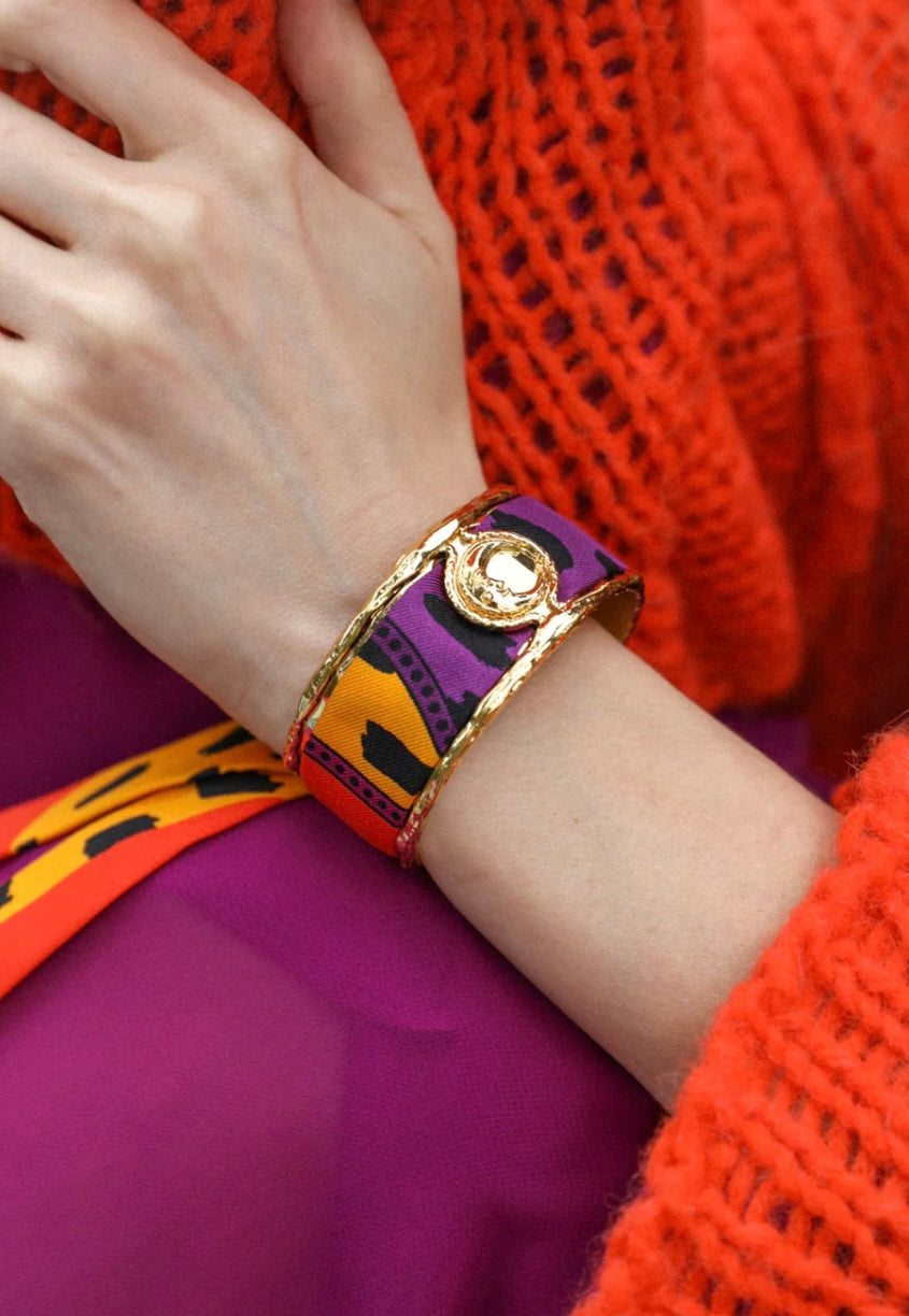 RUBAN 2 CM - CHAPANOIR ORANGE