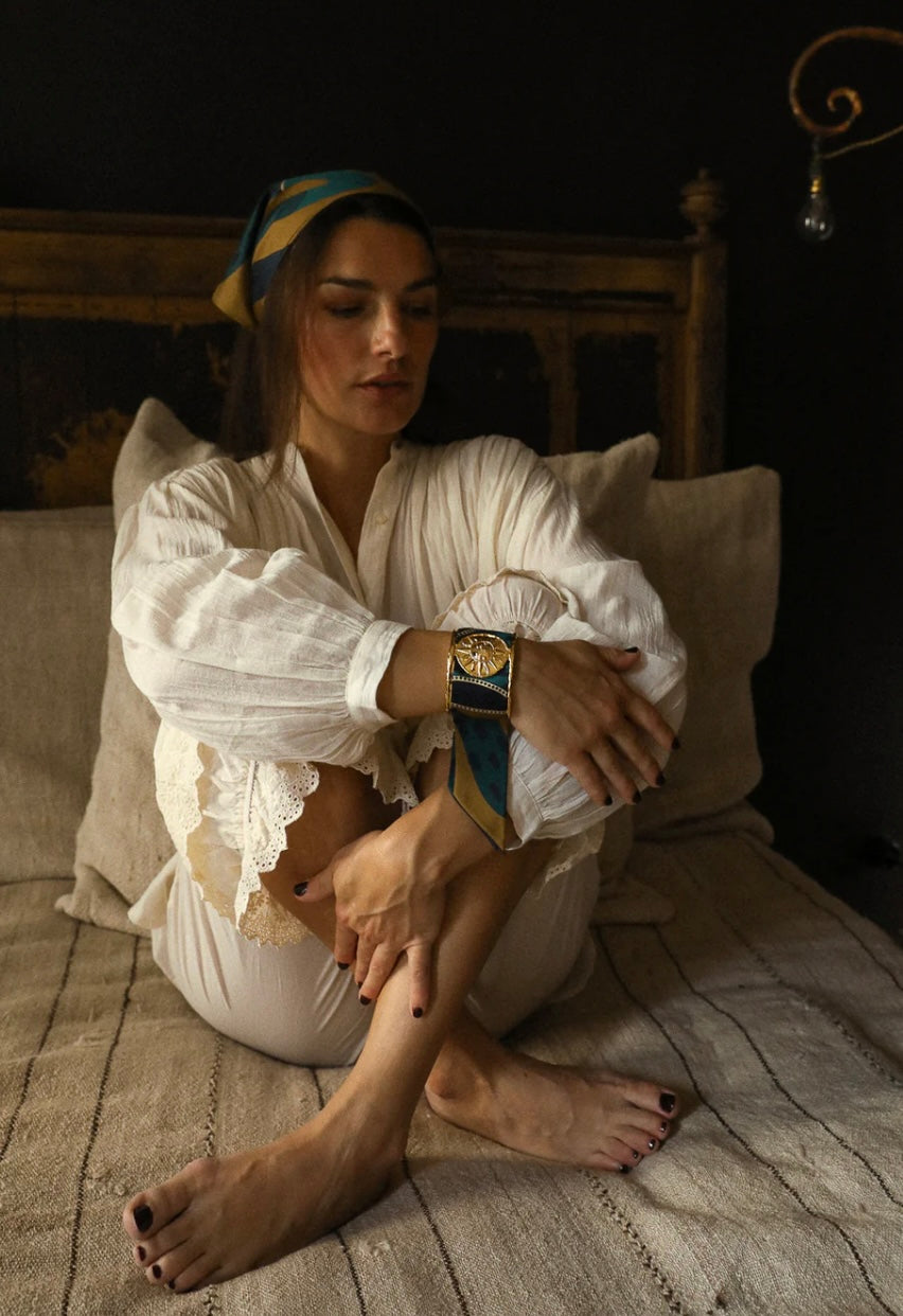 RUBAN 4 CM - CHAPANOIR OLIVE