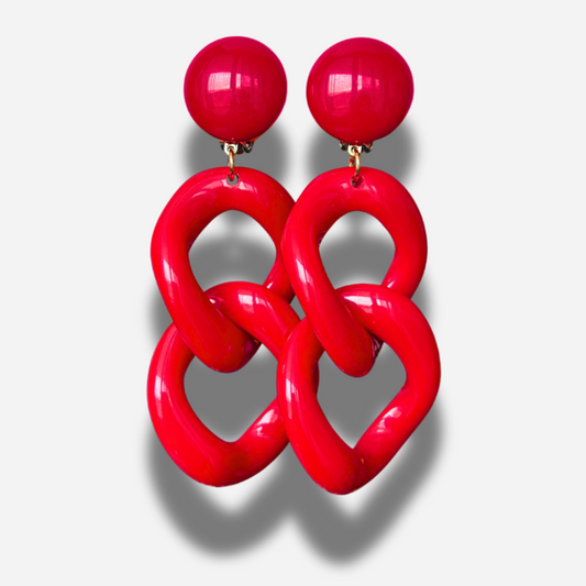 Boucles-doreilles-maille-rouge-francine-bramli-divinity-sete