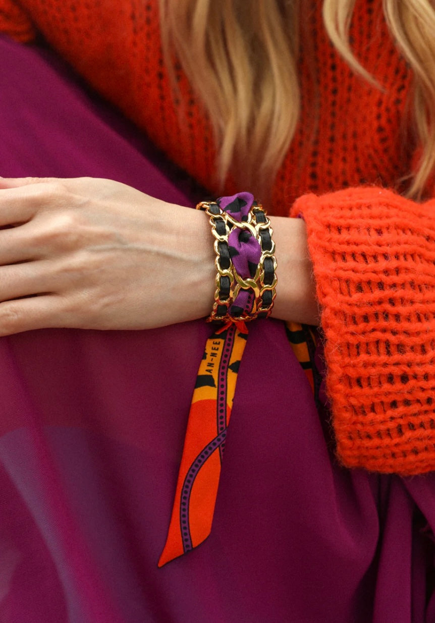 RUBAN 2 CM - CHAPANOIR ORANGE