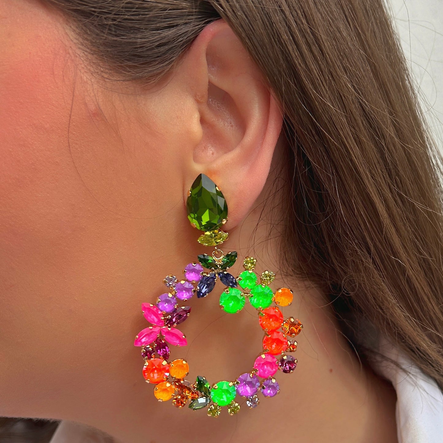 BOUCLES D'OREILLES - AUREA FLUO