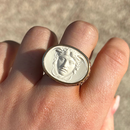 BAGUE - MEDUSA LÉOPARD