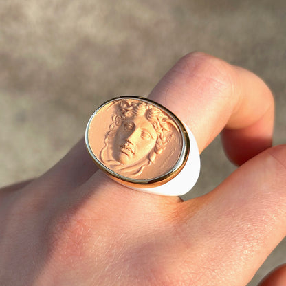 BAGUE - MEDUSA BLANCHE