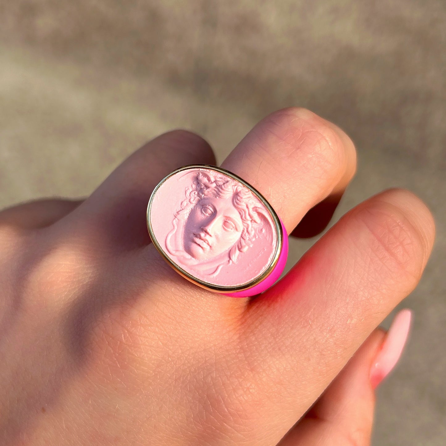 BAGUE - MEDUSA ROSE