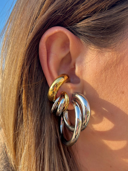 BOUCLES D'OREILLES - EARCUFF MONA