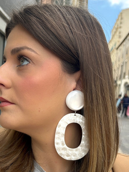 BOUCLES D'OREILLES - HABANERO BLANC