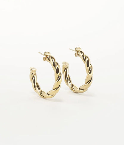 BOUCLES D'OREILLES - TORSADE