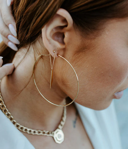 BOUCLES D'OREILLES - HOSTA