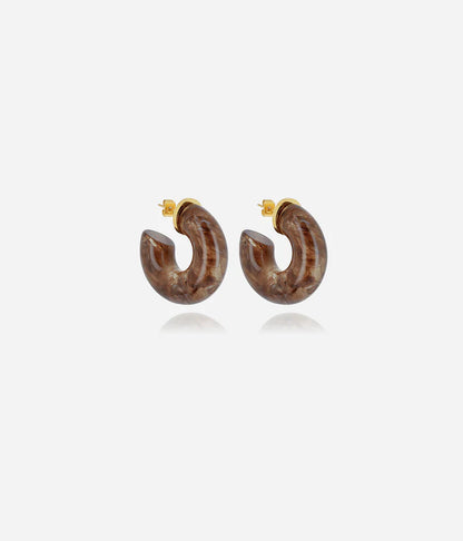 BOUCLES D'OREILLES - MARBLE