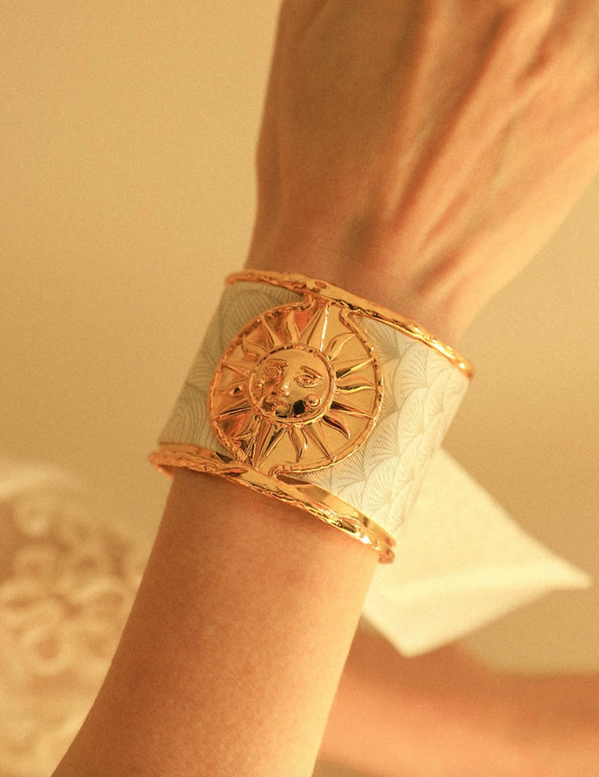 RUBAN 4CM - PAON BLANC